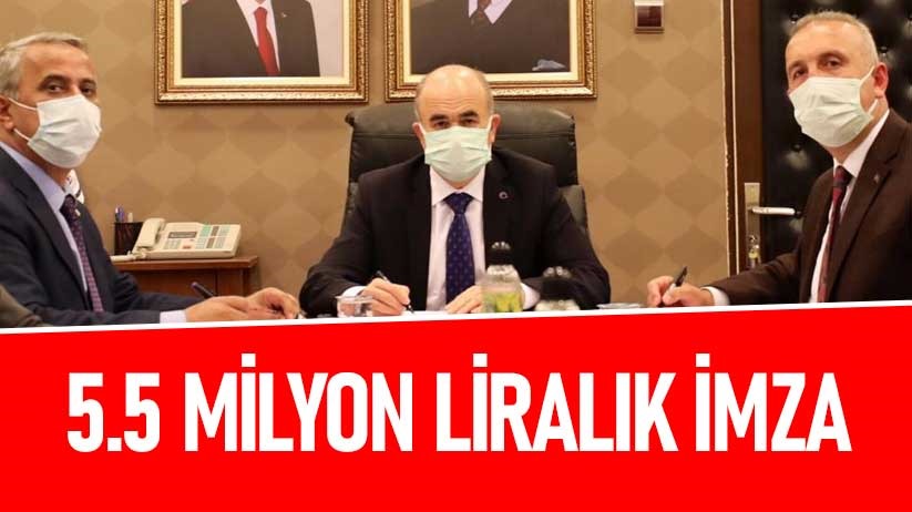 DOKAP ve Samsun Valiliği arasında 5.5 milyon liralık imza