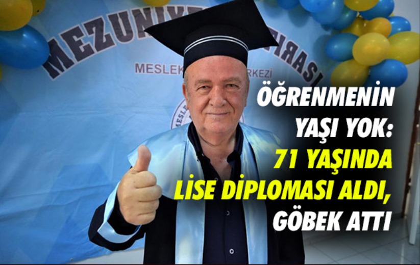 Öğrenmenin yaşı yok: 71 yaşında lise diploması aldı, göbek attı