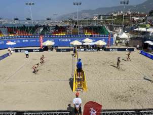 Dünya Plaj Voleybolu Pro Tur'un Alanya etabı başladı