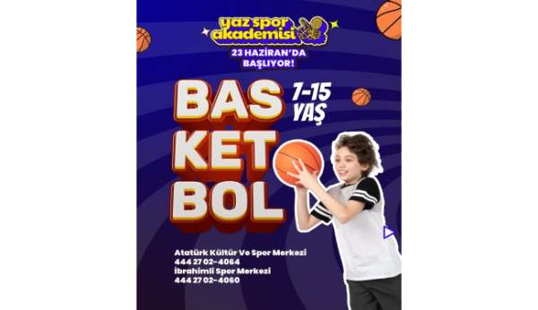 Şehitkamil yaz spor akademisi başlıyor