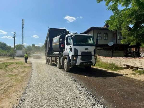 Sinop'ta asfalt sezonu başladı