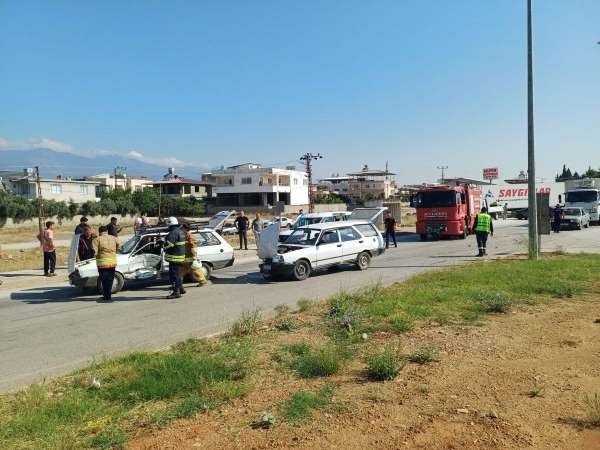 Hassa'da trafik kazası: 1 yaralı