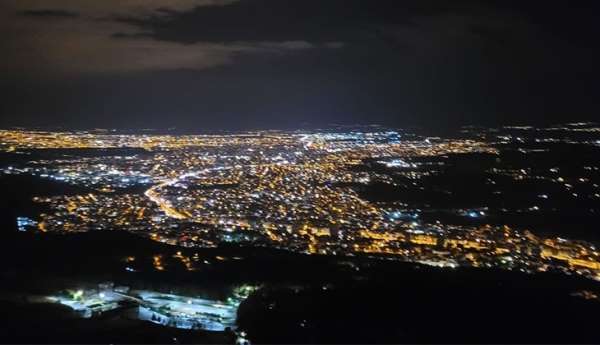 1600 rakımdan Denizli manzarasını