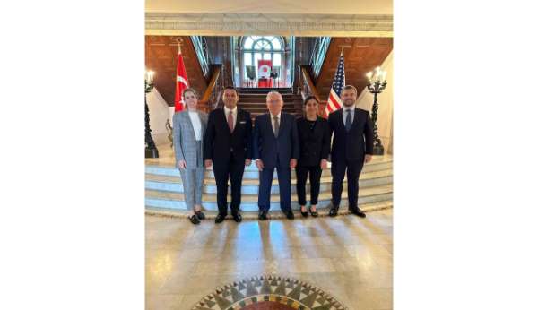 Martı Kurucusu Öktem'den Türkiye'nin Washington Büyükelçisi Mercan'a ziyaret