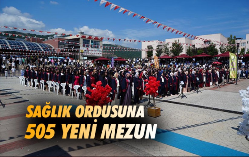 Samsun'da sağlık ordusuna 505 yeni mezun