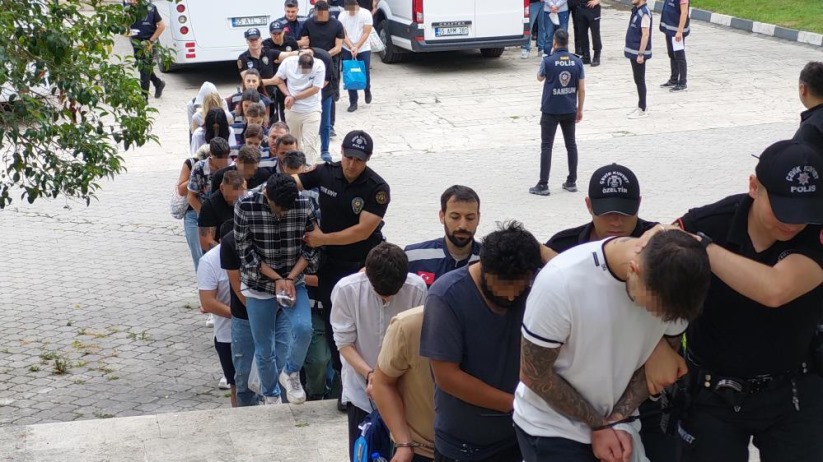 Samsun'da yasa dışı bahisten 40 kişi adliyeye sevk edildi