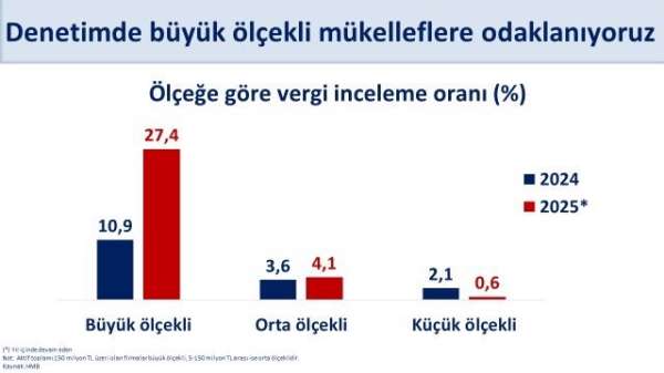 Bakan Şimşek'ten vergi denetimi paylaşımı