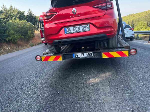 Balıkesir-Bursa Karayolu'nda zincirleme kaza: 6 araç birbirine girdi