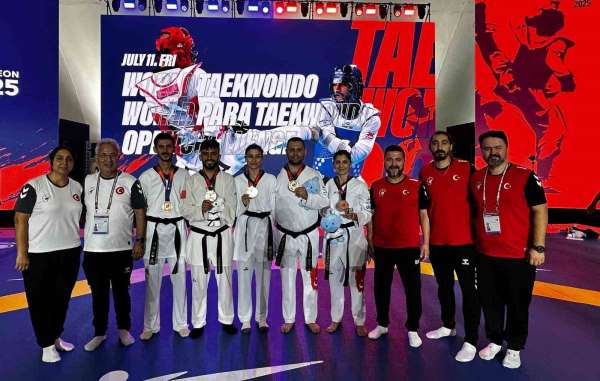 Milli sporculardan 2025 Dünya Para Taekwondo Open Challenge'da 5 madalya