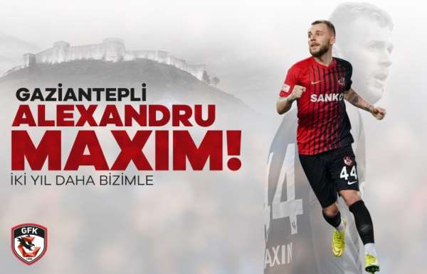 Alexandru Maxim 2 yıl daha Gaziantep'te 