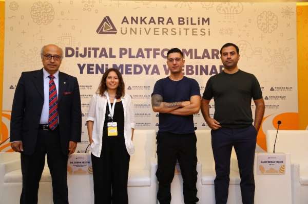 Ankara Bilim Üniversitesi'nde 'Dijital platformlar ve yeni medya Webinar'ı düzen