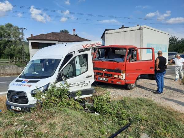 Zonguldak'ta trafik kazası: 5 yaralı 