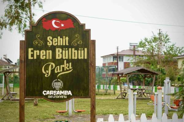 Çarşamba'ya 'Şehit Eren Bülbül Parkı'