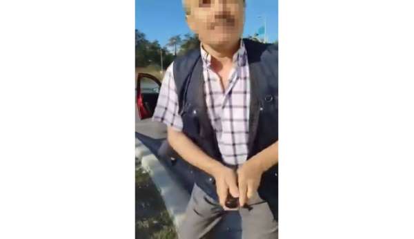 Trafikte tartışma bıçaklı tehdide dönüştü