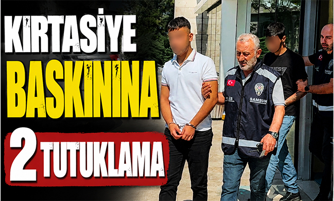 Kırtasiye baskınına 2 tutuklama