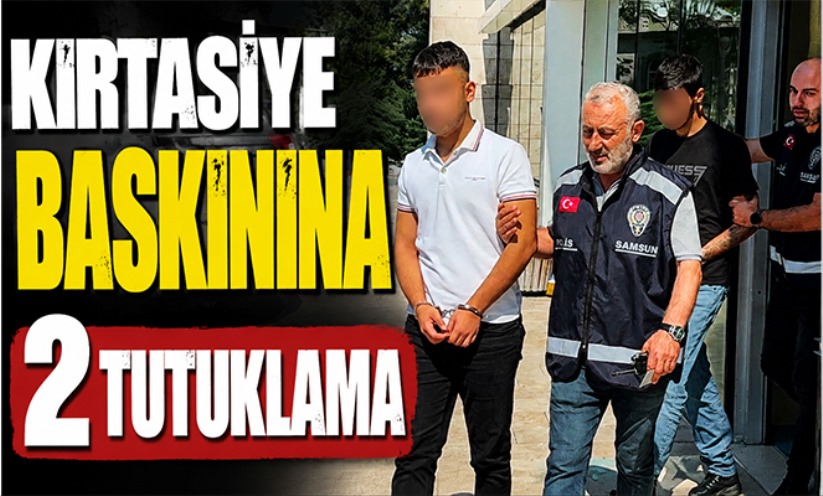 Kırtasiye baskınına 2 tutuklama