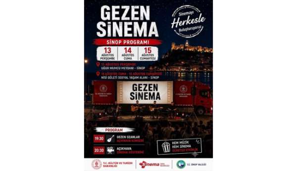 'Gezen Sinema' Sinop'ta