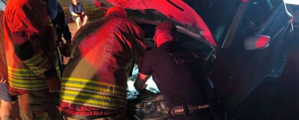 Samandağ'da trafik kazası: 1 yaralı