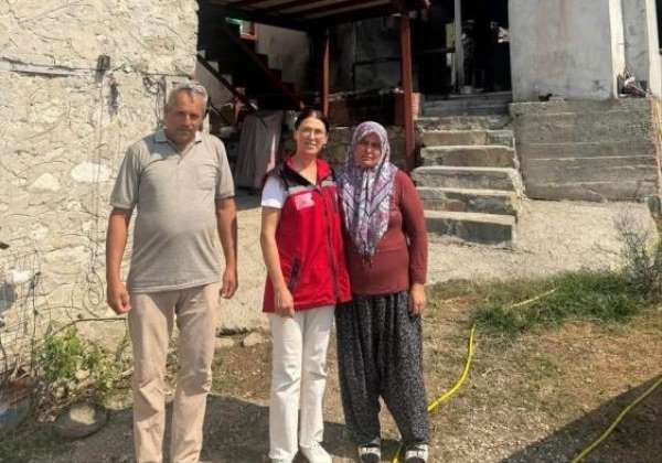 Seydikemer'de afetzede şehit yakını ve gazi yalnız bırakılmadı