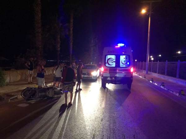 Kuşadası'nda motosiklet kazası: 1 ağır yaralı