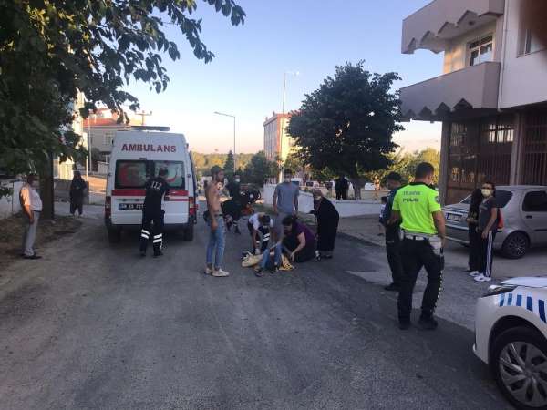 Malkara'da motosiklet kazası: 2 yaralı