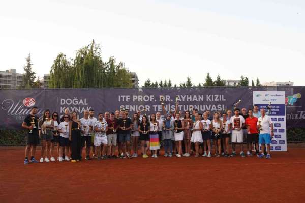 Prof Dr Ayhan Kızıl Senior Tenis Turnuvası sona erdi - Bursa haber