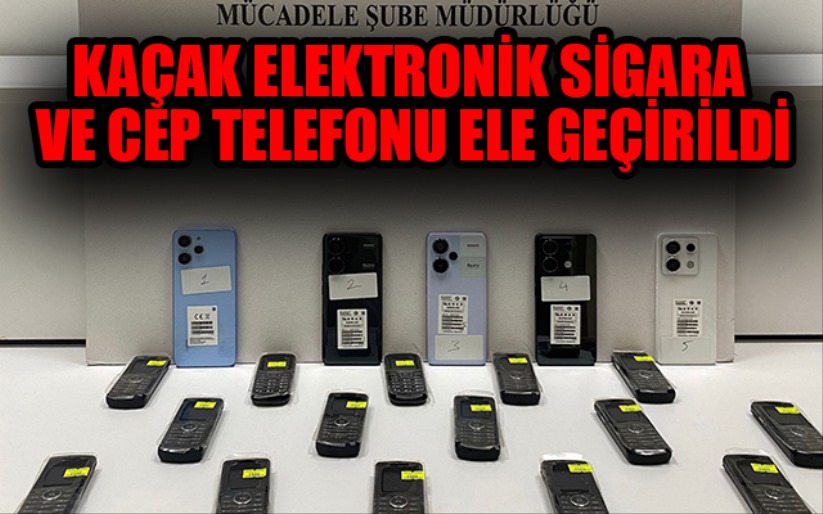 Samsun'da kaçak elektronik sigara ve cep telefonu ele geçirildi