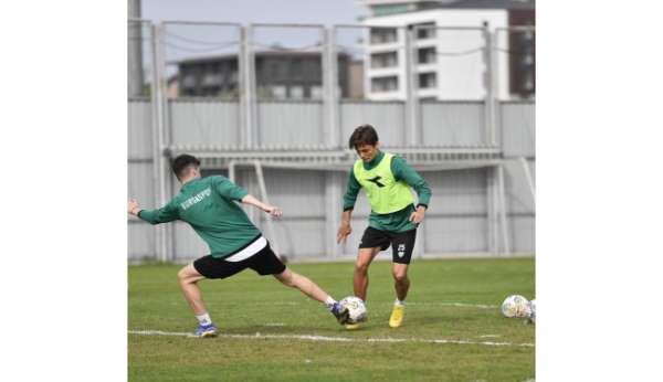 Bursaspor'da Bayburt Özel İdare Spor maçı hazırlıkları başladı