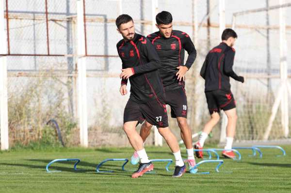 Sivasspor, Bandırmaspor maçı hazırlıklarını sürdürdü