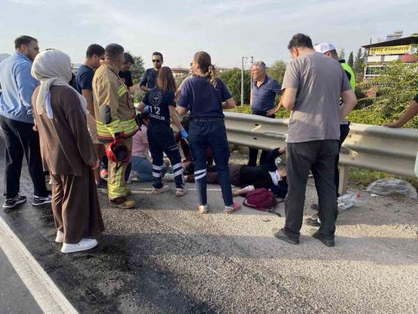Yola dökülen mazot iki ayrı kazaya neden oldu: 5 yaralı