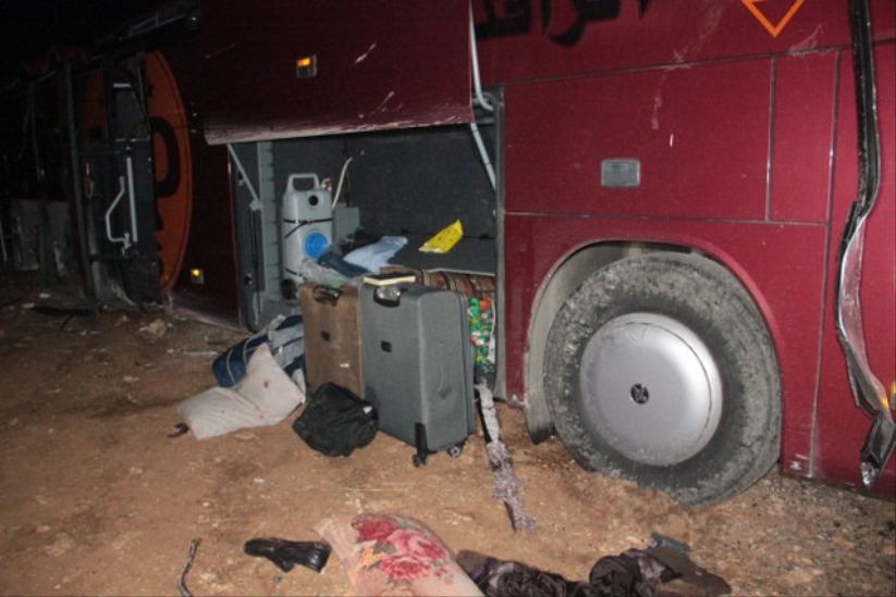 Samsun'a gelen turistleri taşıyan otobüs devrildi: 32 yaralı