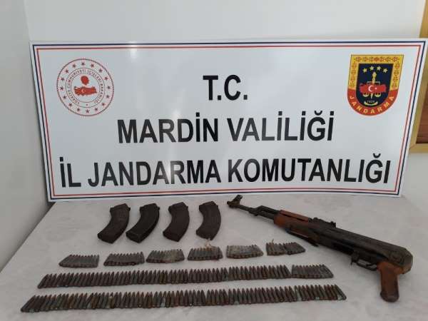 Mardin'de teröristlere ait mühimmat ele geçirildi 