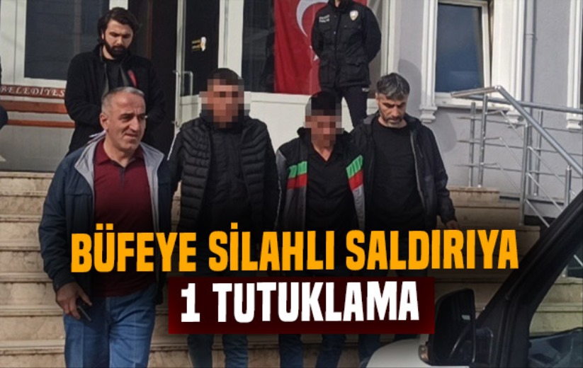 Büfeye silahlı saldırıya 1 tutuklama