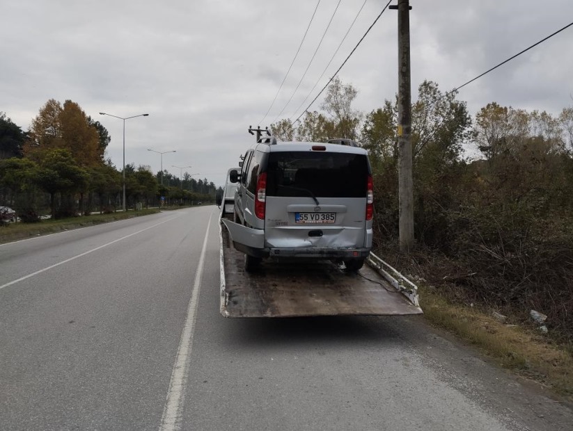 Samsun'da trafik kazası: 1 yaralı