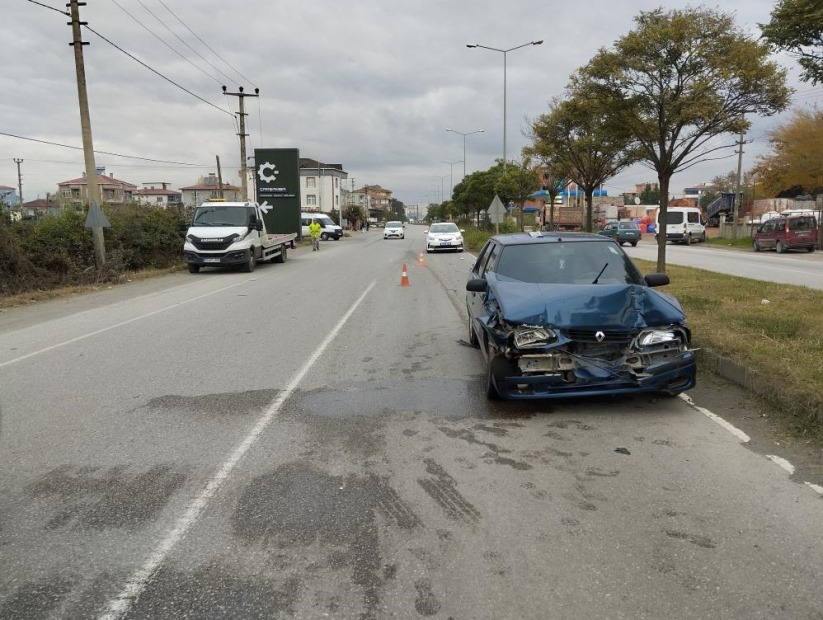 Samsun'da trafik kazası: 1 yaralı