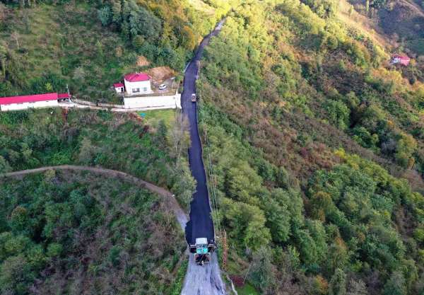 Ordu'da sıcak asfalt seferberliği devam ediyor