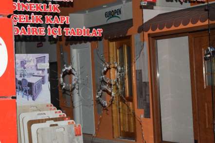Malatya'da iş yerine pompalı tüfekle saldırı