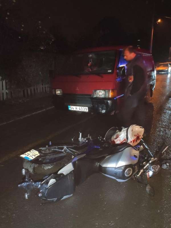 Sakarya'da motosiklet kazası: 1 ölü 