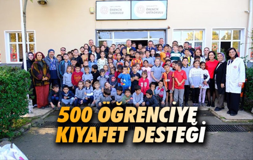 Samsun'da 500 öğrenciye kıyafet desteği