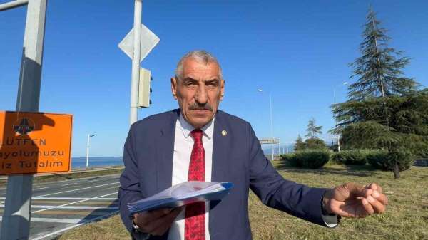 Rize'de sürekli kazaların olduğu bölge şoför esnafını canından bezdirdi