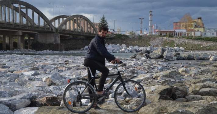 Samsun Haberleri: Gaziantepli Bisikletli Gezginin Son Durağı Samsun