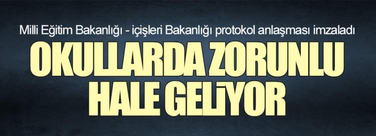 Valiliklere Yazı Gönderildi, Zorunlu Olacak