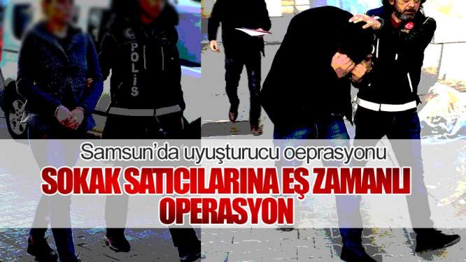 Samsun Haberleri: Samsun'da Uyuşturucudan 8 Gözaltı
