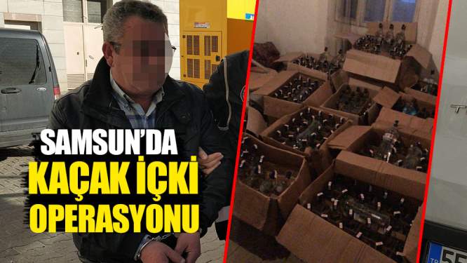 Samsun Haberleri: Samsun'da Yılbaşı Öncesi Kaçak İçki Operasyonu! 