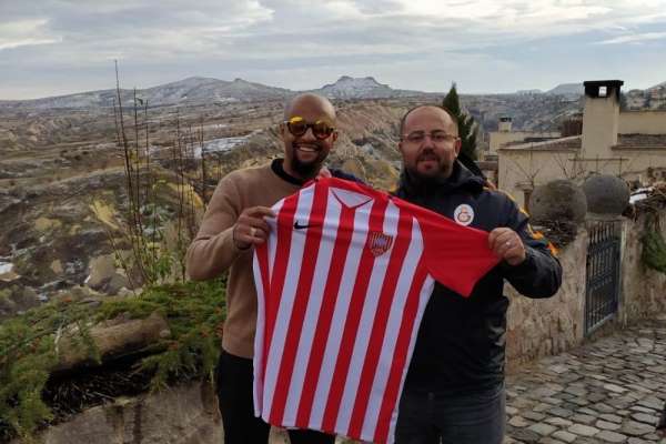 Galatasaray'ın eski futbolcusu Felipe Melo Kapadokya'da 