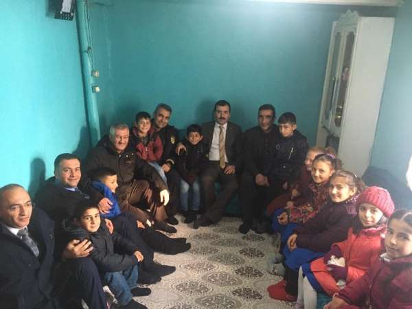 Kaymakam Koşal'dan, şehit ailelerine ziyaret