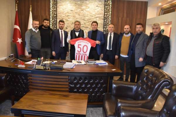 Nevşehir Belediyespor Başkan ve yöneticileri, Genel Sekreter Duru'yu ziyaret ett