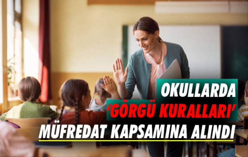 Okullarda 'görgü kuralları' müfredat kapsamına alındı