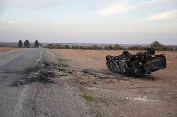 Terör örgütü PKK/YPG'den kurtarılan Münbiç'te çatışmanın izleri halen duruyor