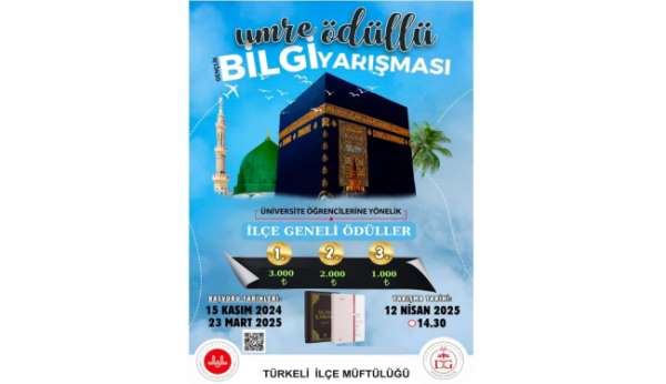 Türkeli'de Umre Ödüllü Bilgi Yarışmaları başvuruları başladı